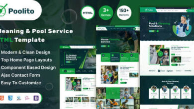Poolito Cleaning Service HTML Template