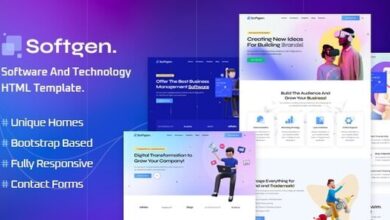 Softgen Software and Technology HTML Template Download