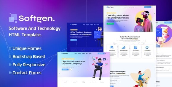 Softgen Software and Technology HTML Template Download