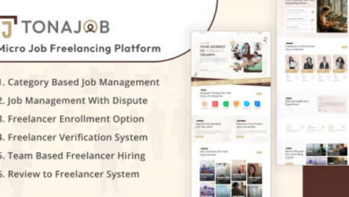 Tone Job Micro Job Freelancing Platform Script