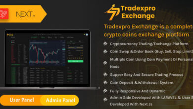 Tradexpro Exchange Crypto Buy Sell and Trading Platform ERC20 and BEP20 Tokens Script
