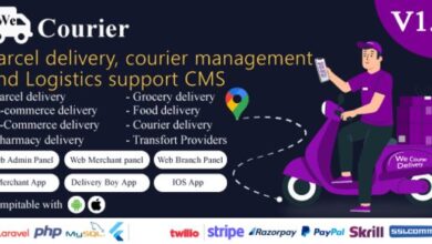 We Courier and Logistics Management CMS with Merchant Delivery App Source