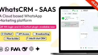 WhatsCRM Chatbot Flow Builder API Access WhatsApp CRM SAAS System Script