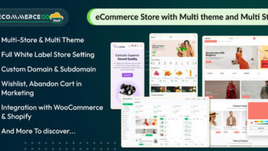 eCommerceGo SaaS eCommerce Store with Multi Theme Nulled