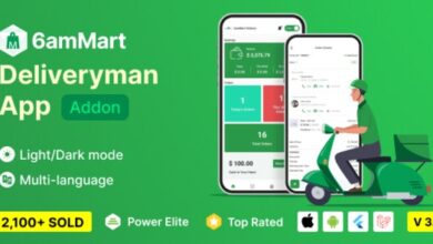 6amMart Delivery Man App Source Code