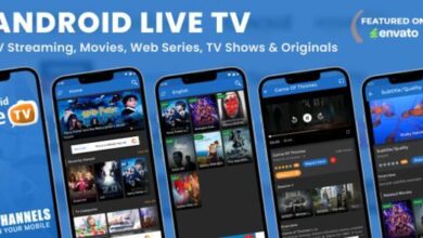 Android Live TV Streaming Movies Web Series TV Shows App Source