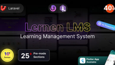 Lernen LMS Learning Management System Script