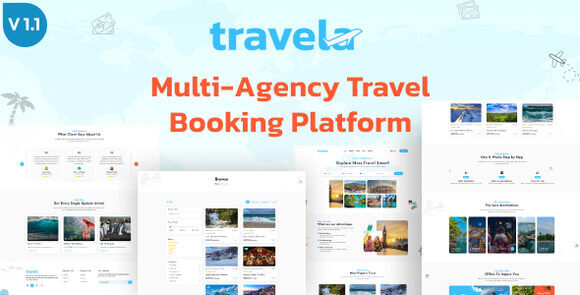 Travela Multi-agency Travel Booking Platform Script