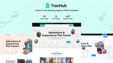 Travhub Tour and Travel Booking HTML Template