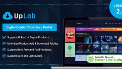 UpLab Digital Content Download Portal Nulled Script