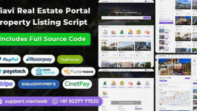 Viavi Real Estate Portal Property Listing Script Nulled