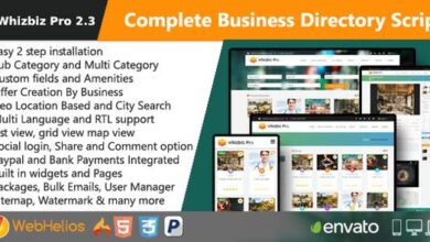 Whizbiz Pro Simple Business Listing Directory Map Script