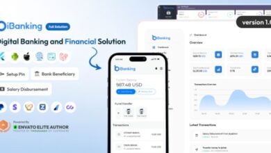 iBanking Digital Banking and Financial Solution App Source