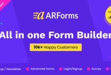 ARForms WordPress Contact Form Builder Plugin
