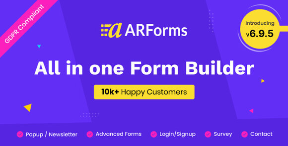 ARForms WordPress Contact Form Builder Plugin