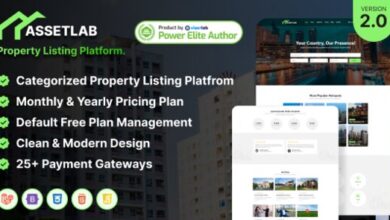 AssetLab Property Listing Buy Sell Rent Nulled Script