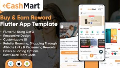CashMart Shop and Earn Rewards App Template Flutter Mobile App Source