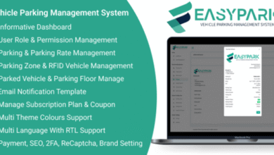 EasyPark SaaS Vehicle Parking Management System Script