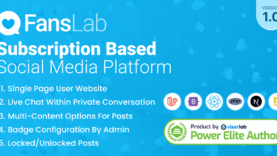 FansLab Subscription Based Social Media Nulled Script