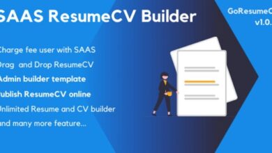 GoResumeCV SAAS Resume Builder Online Script