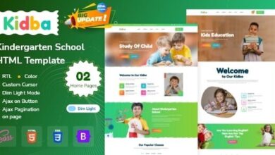 Kidba Education HTML Template