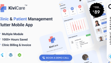 KiviCare Flutter App Clinic and Patient Management System and WordPress