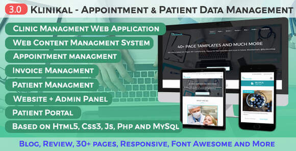 Klinikal Appointment and Patient Data Management Web Application