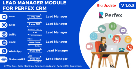 Lead Manager Module for Perfex CRM Addon