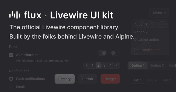 Flux Pro v2.2.5 - Livewire UI Kit - Nulled PHP Scripts
