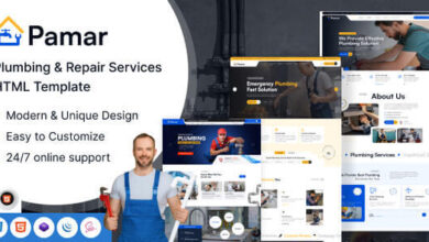 Pamar Plumbing and Repair Service HTML Template