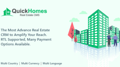 QuickHomes Laravel Real Estate Agency Portal Multilingual Nulled Script