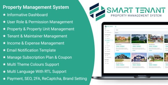 Smart Tenant SaaS Property Management Script