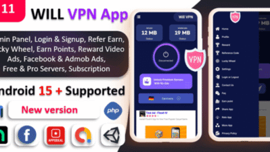 WILL VPN App with Admin Panel Secure and Fast VPN Source