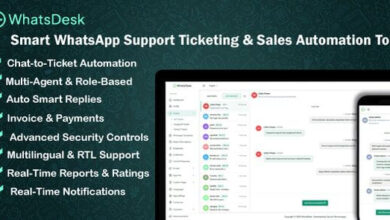 WhatsDesk Smart WhatsApp Support Ticketing and Sales Automation Tool