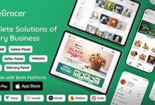 eGrocer Online Multi Vendor Grocery Store eCommerce Flutter Full App Source