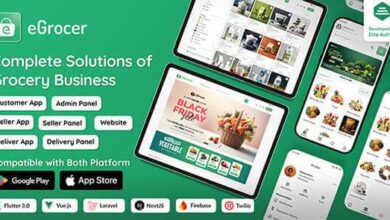 eGrocer Online Multi Vendor Grocery Store eCommerce Flutter Full App Source