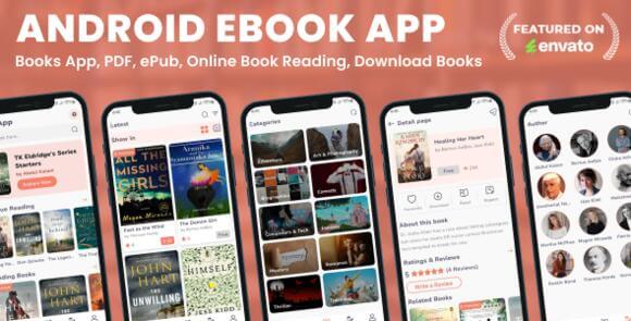 Android EBook App Books App PDF ePub Online Reading Download