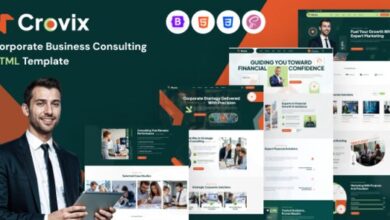 Crovix Corporate Business Consulting HTML Template