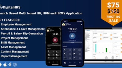 DigitalHR Branch Based Multi Tenant HR HRM and HRMS Application