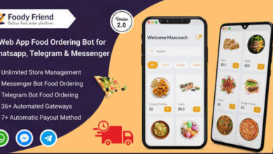 Foody Friend Restaurant Food Ordering Bot for WhatsApp Telegram Messenger SaaS