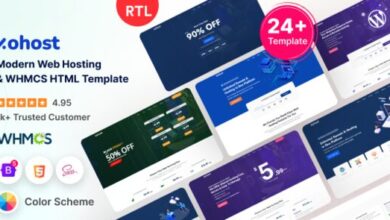 Kohost Modern Web Hosting and WHMCS Template