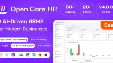 Open Core HR Complete SaaS HRMS AI GPS Tracking Attendance