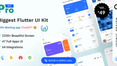 ProKit Flutter UI Kit with Chat GPT App Source