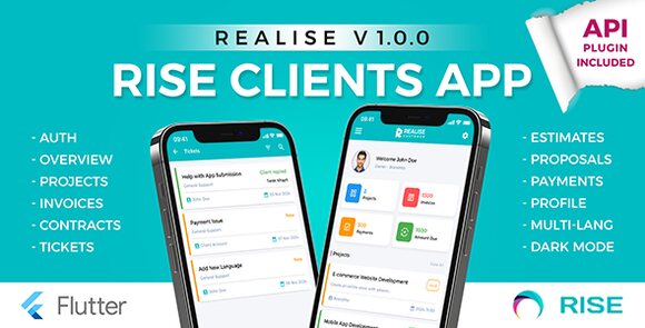 REALISE RISE CRM Customer Mobile App Source
