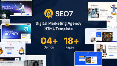 SEO7 SEO and Digital Marketing Agency HTML Template