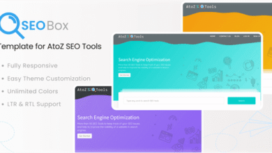 SEOBox Template for AtoZ SEO Tools Theme