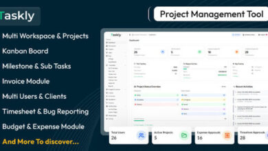 TASKLY Project Management Tool Nulled Script