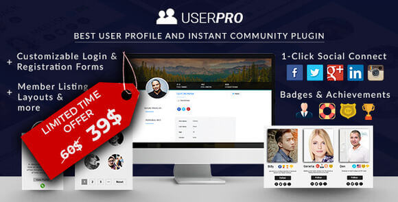 UserPro Community and User Profile WordPress Plugin