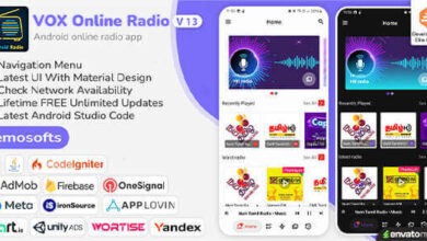 VOX Radio Online Radio Streaming App Source