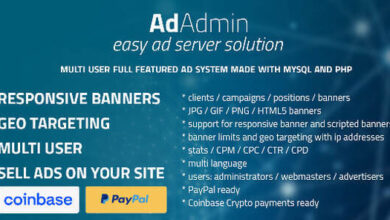 AdAdmin Easy Full Featured Ad Server Script